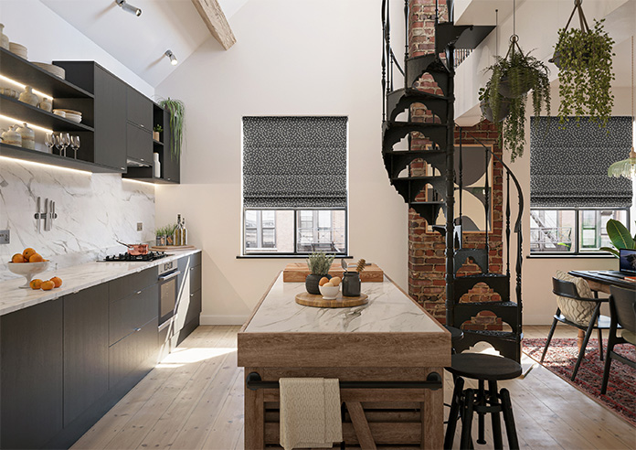 Confetti, Raven - Twist&Fit Roman Blind - Image 8